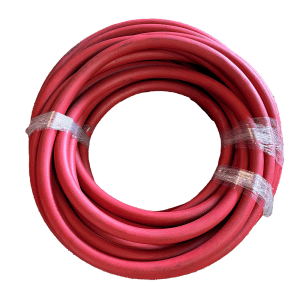 Hydroseeder discharge hose, 150 ft of 1 1/4 inch hard hose
